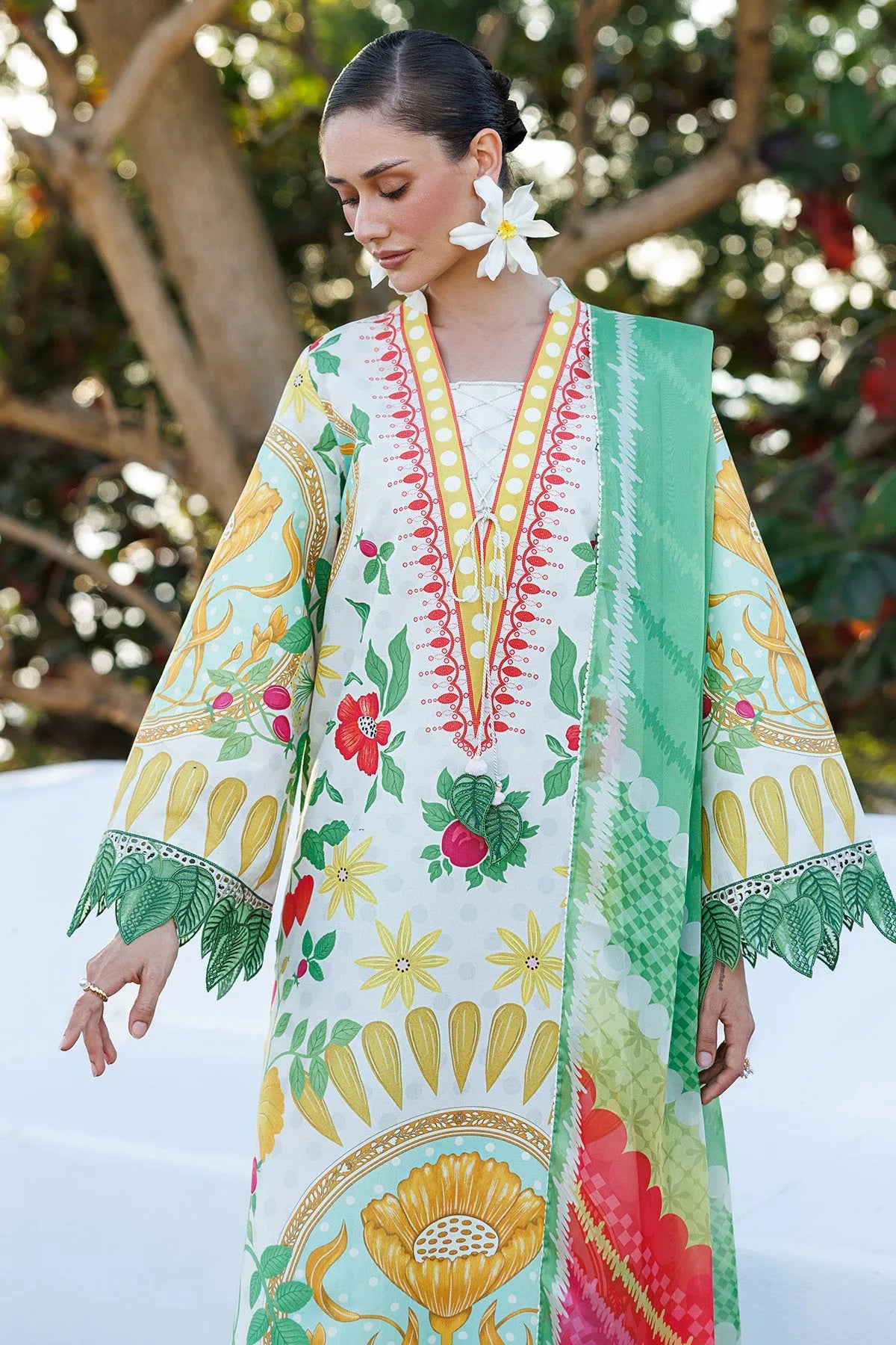 Embroidered Lawn USE-9286 | Unstitched Summer '26 | Jazmin