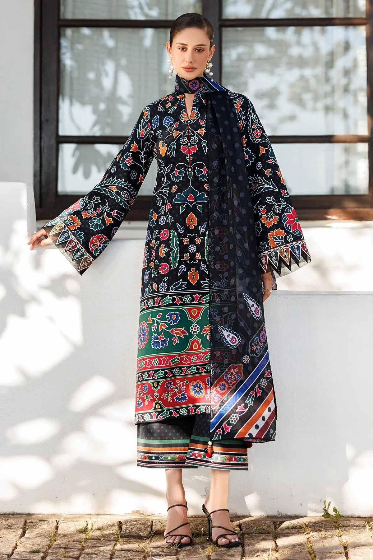 Embroidered Lawn USE-9294 | Unstitched Summer '26 | Jazmin