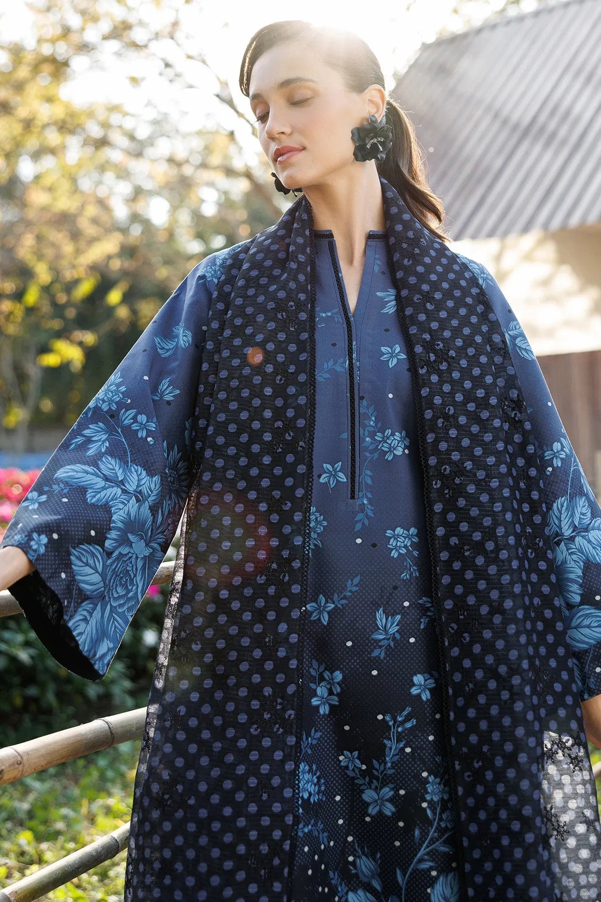 Embroidered Lawn USE-9295 | Unstitched Summer '26 | Jazmin