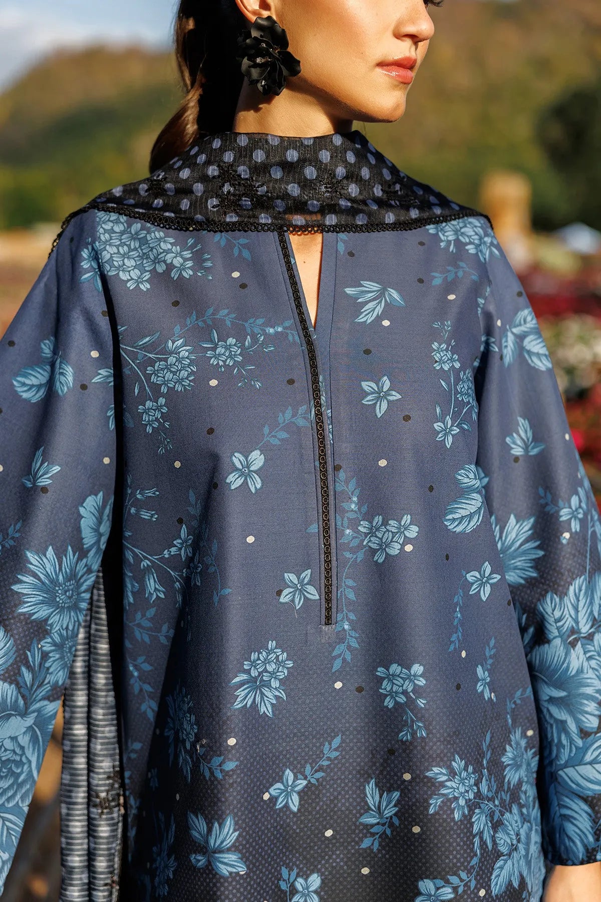 Embroidered Lawn USE-9295 | Unstitched Summer '26 | Jazmin