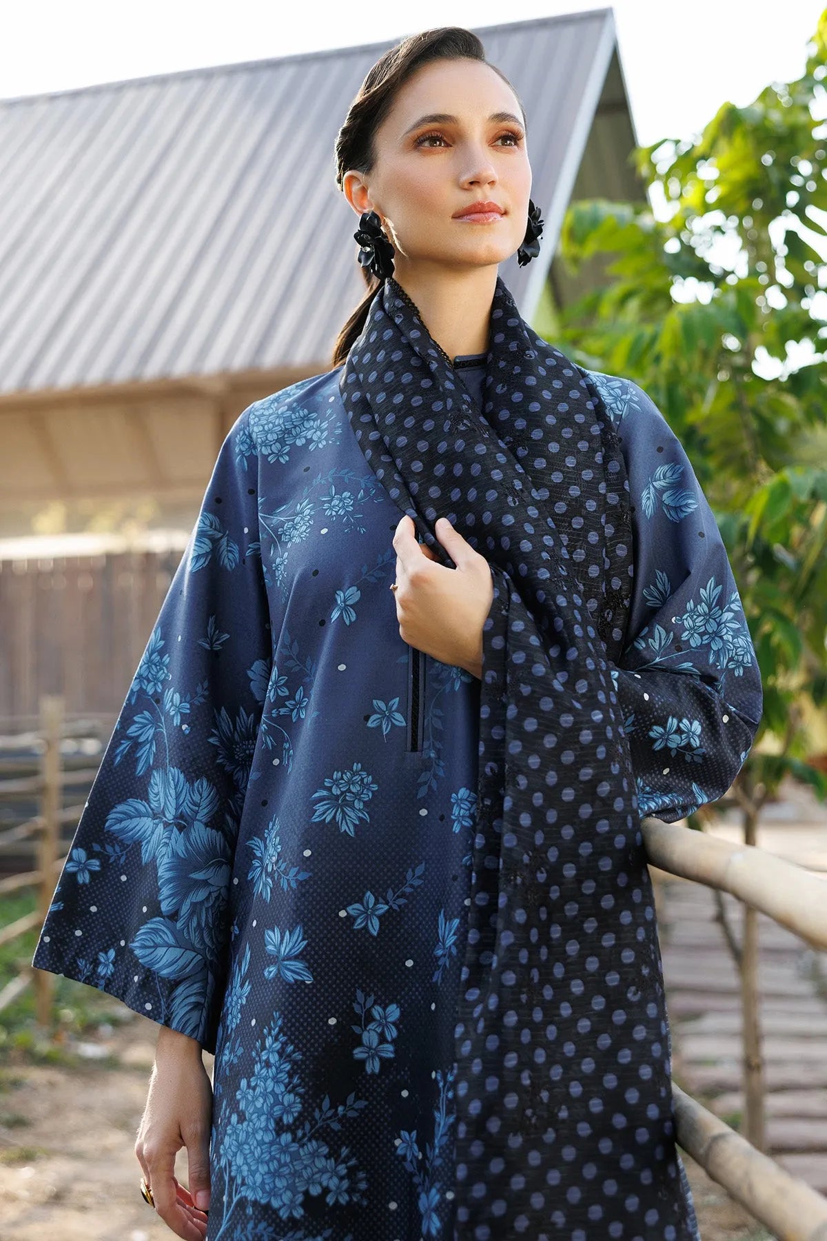 Embroidered Lawn USE-9295 | Unstitched Summer '26 | Jazmin