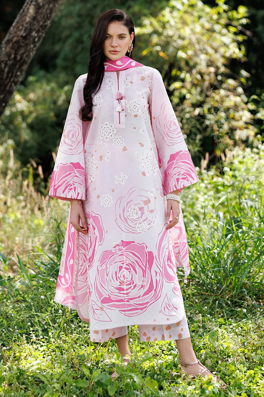 Embroidered Lawn USE-9296 | Unstitched Summer '26 | Jazmin