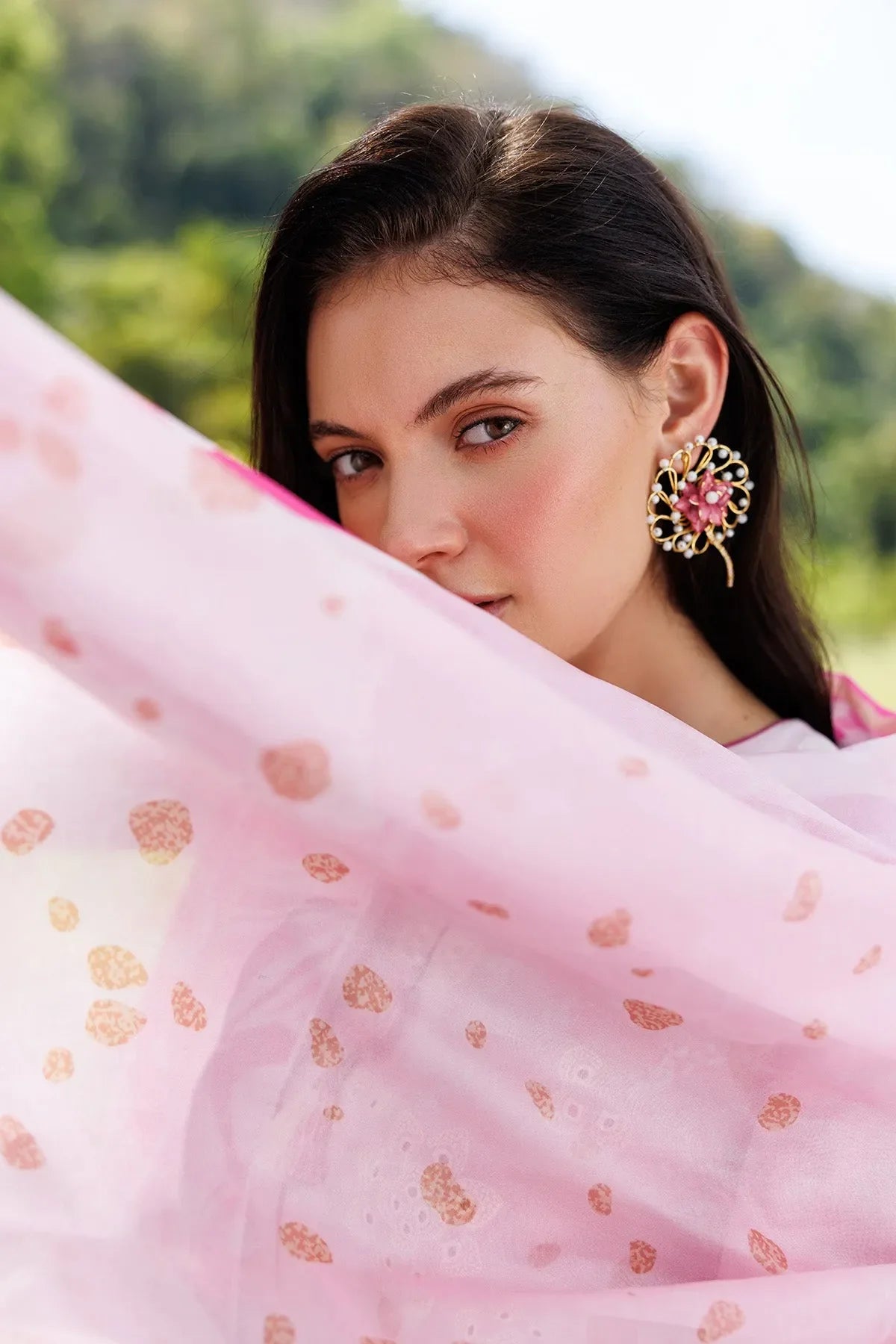 Embroidered Lawn USE-9296 | Unstitched Summer '26 | Jazmin