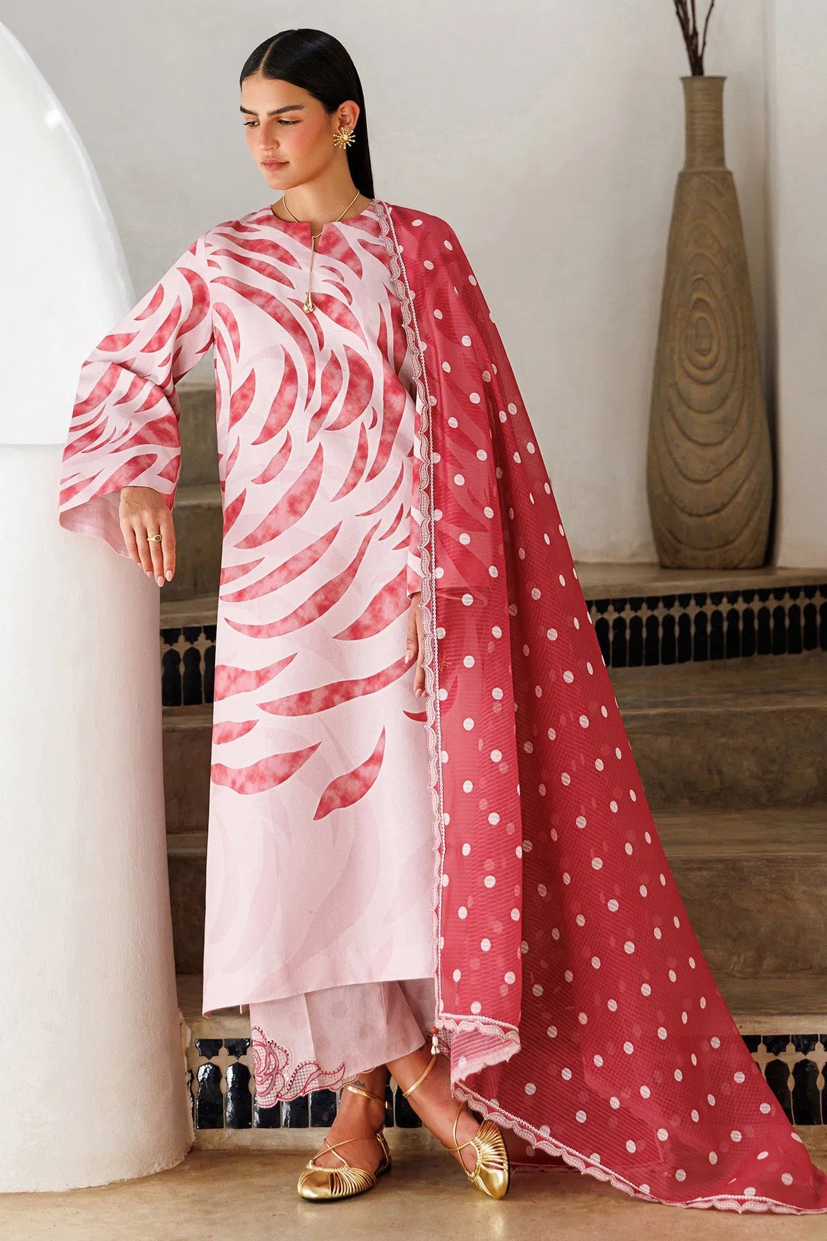 Embroidered Lawn USE-9297 | Unstitched Summer '26 | Jazmin