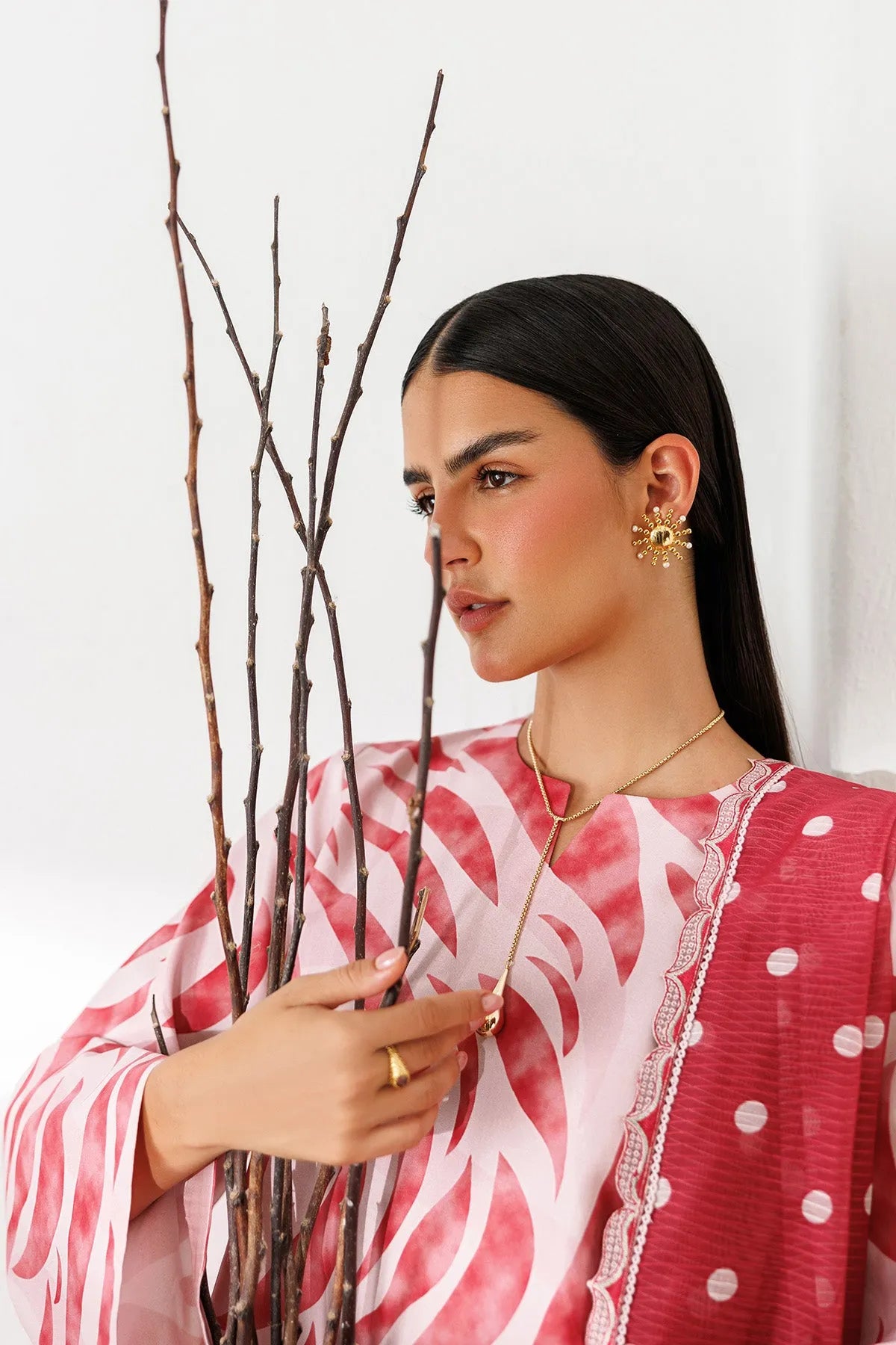 Embroidered Lawn USE-9297 | Unstitched Summer '26 | Jazmin