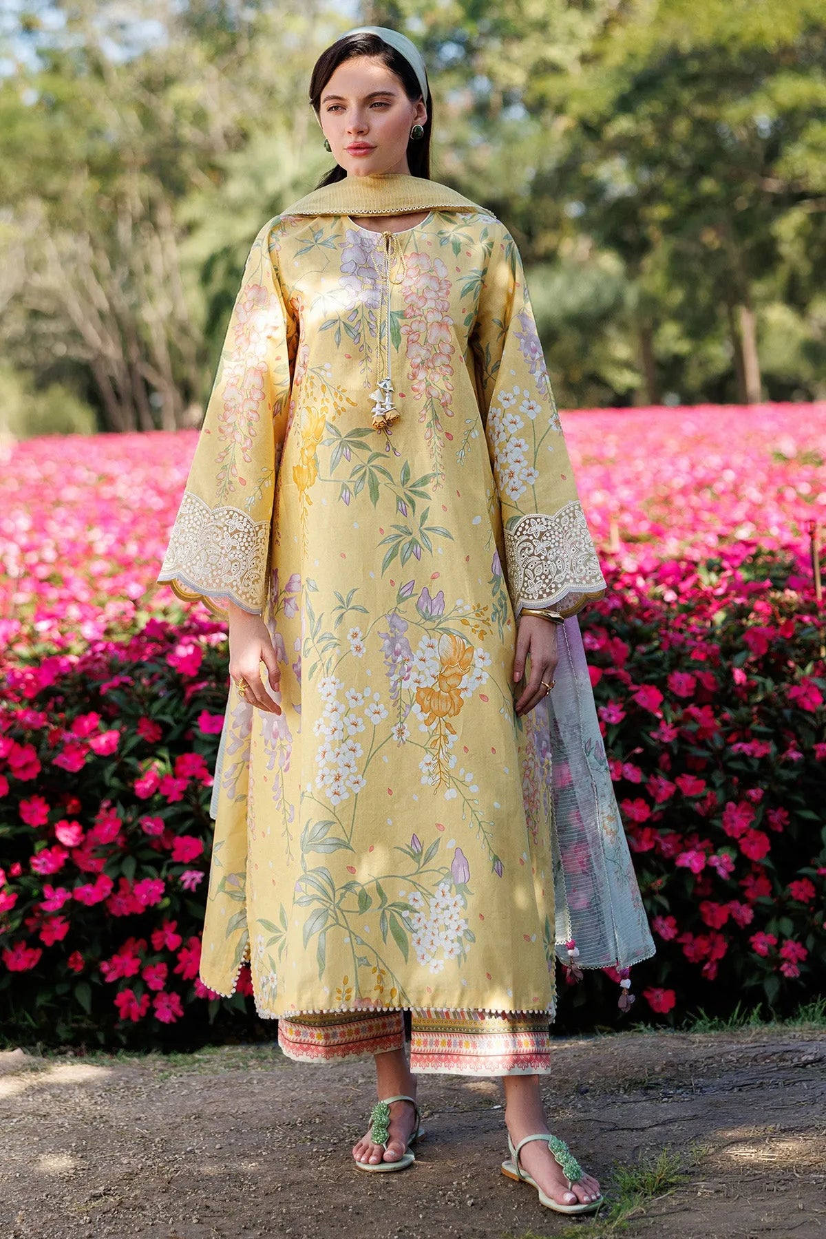 Embroidered Lawn USE-9299 | Unstitched Summer '26 | Jazmin