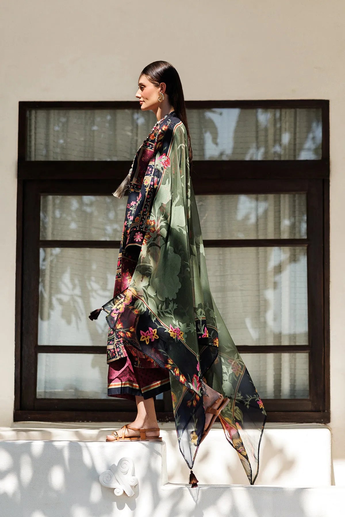 Embroidered Lawn USE-9308 | Unstitched Summer '26 | Jazmin