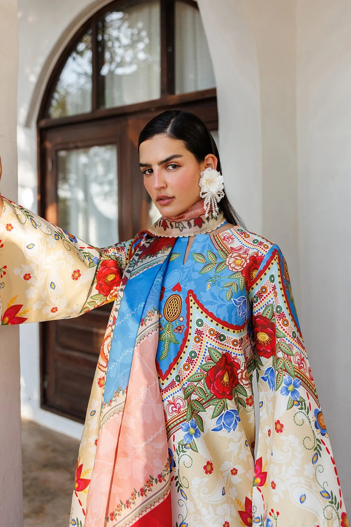 Embroidered Lawn USE-9312 | Unstitched Summer '26 | Jazmin