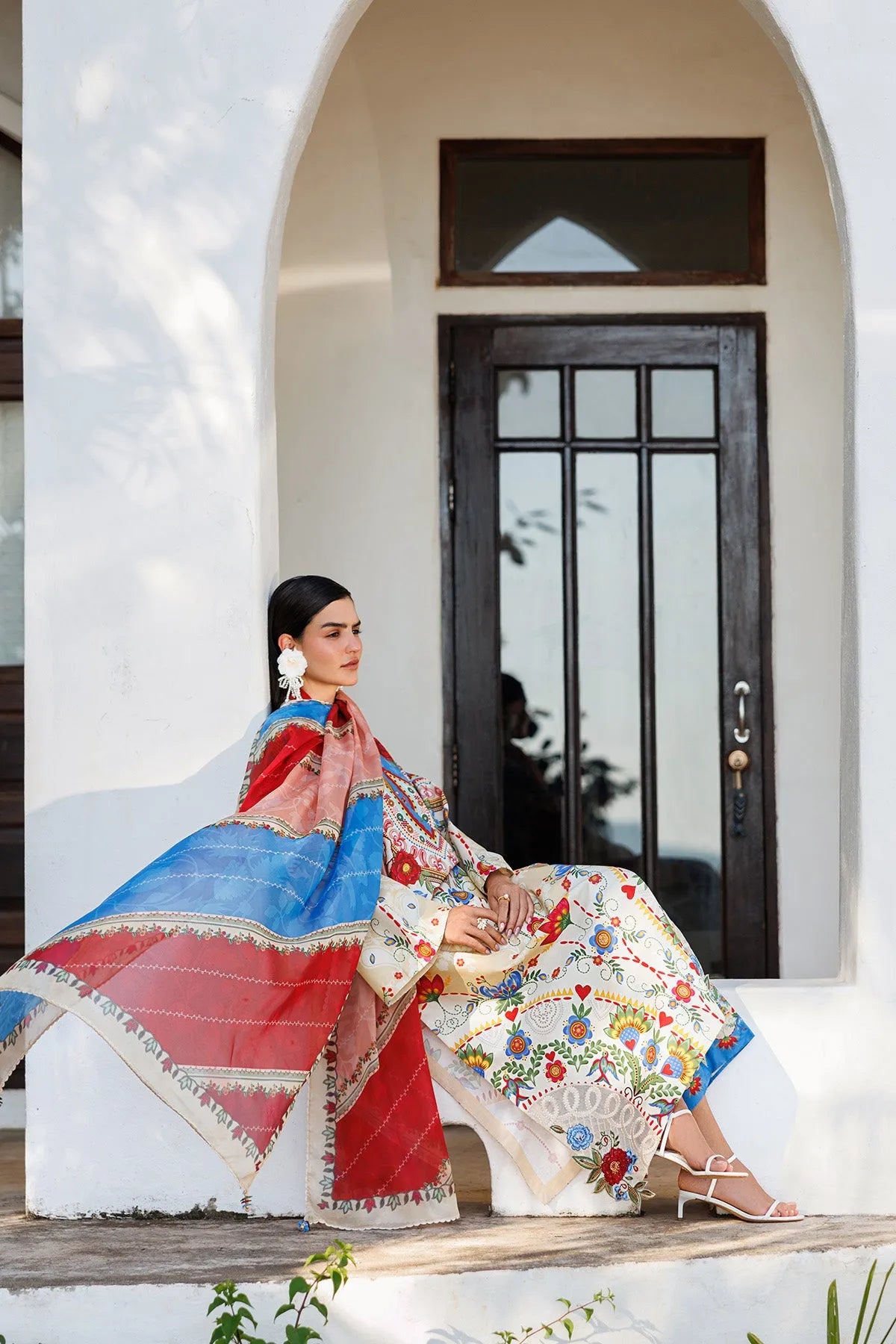 Embroidered Lawn USE-9312 | Unstitched Summer '26 | Jazmin