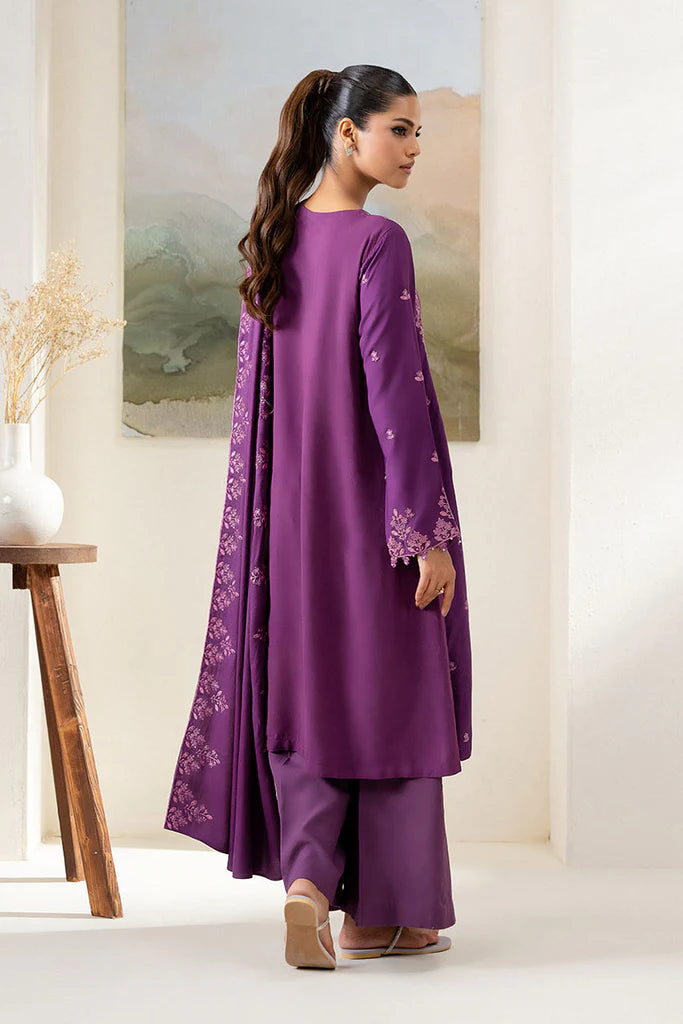 PURPLE HUE-2PC (SHIRT & DUPATTA) | EXCLUSIVE PRET | Cross Stitch