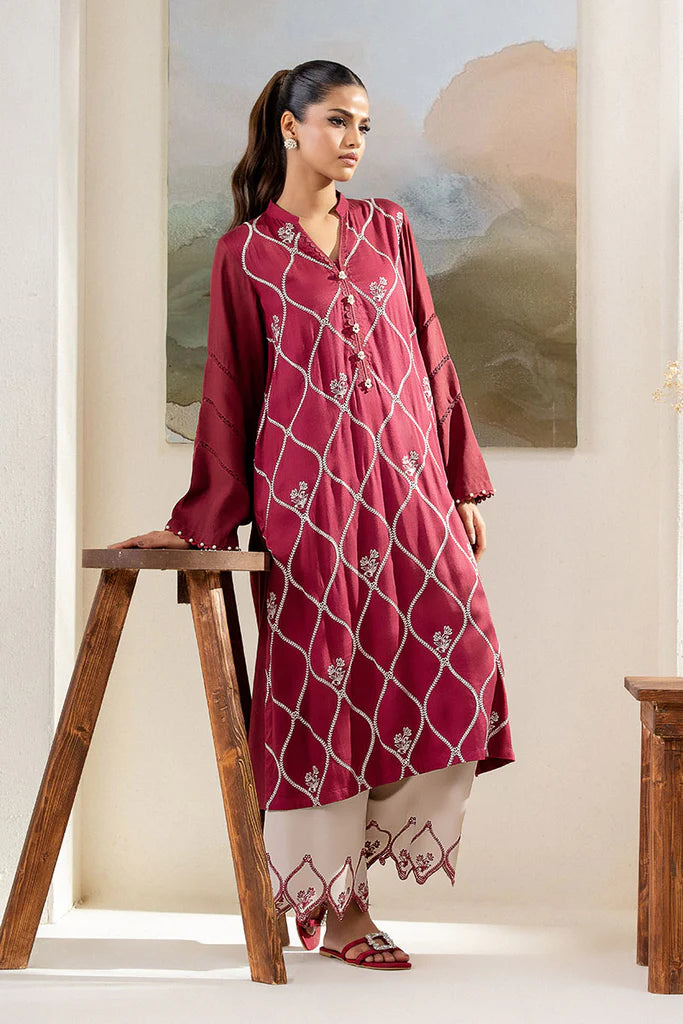 ROYAL BLISS-2PC (SHIRT & TROUSER) | EXCLUSIVE PRET | Cross Stitch