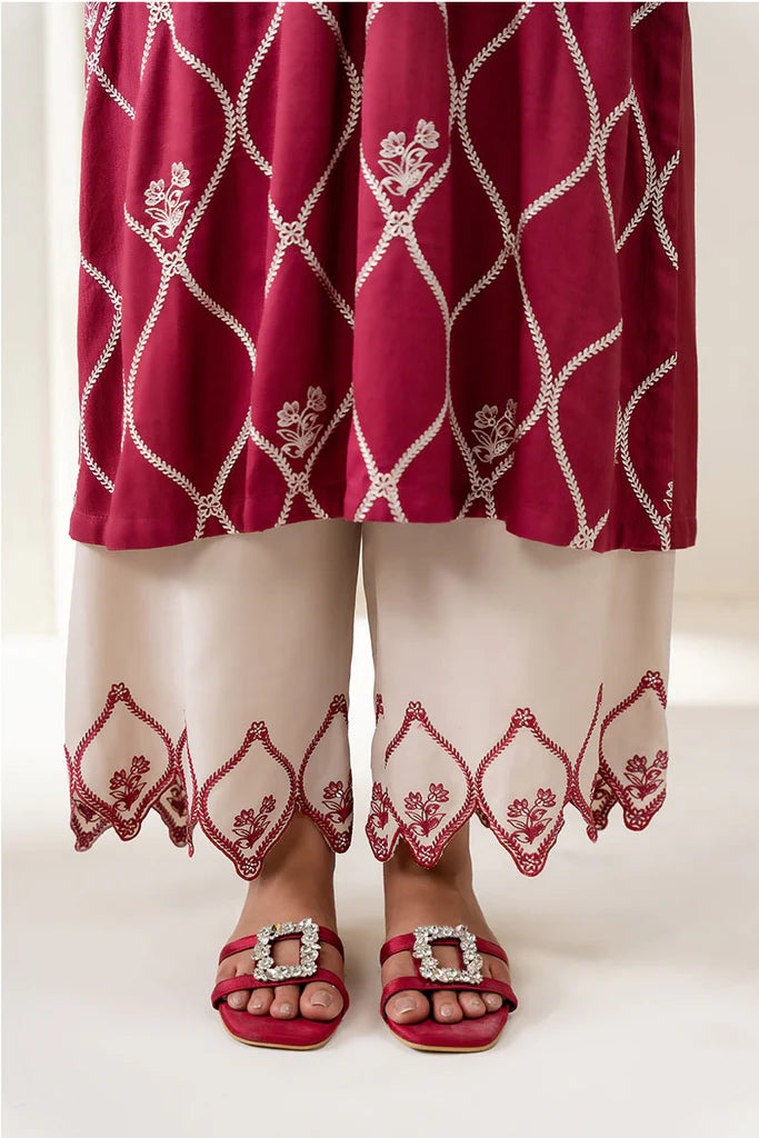 ROYAL BLISS-2PC (SHIRT & TROUSER) | EXCLUSIVE PRET | Cross Stitch