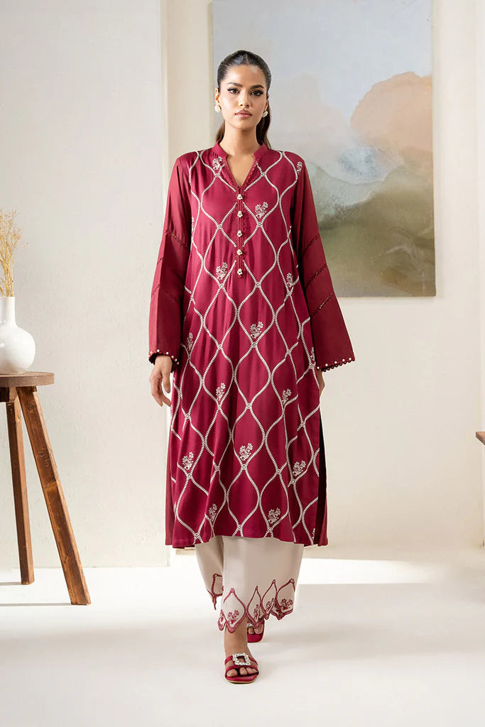 ROYAL BLISS-2PC (SHIRT & TROUSER) | EXCLUSIVE PRET | Cross Stitch