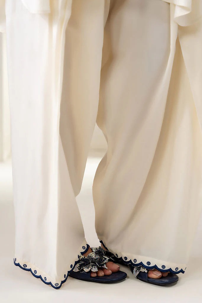 BLUE WAVE-2PC (SHIRT & TROUSER) | EXCLUSIVE PRET | Cross Stitch