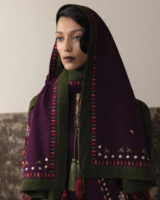 Nizha - Scarf | Karandi Pret AW '26 - Edit II | Jugnu
