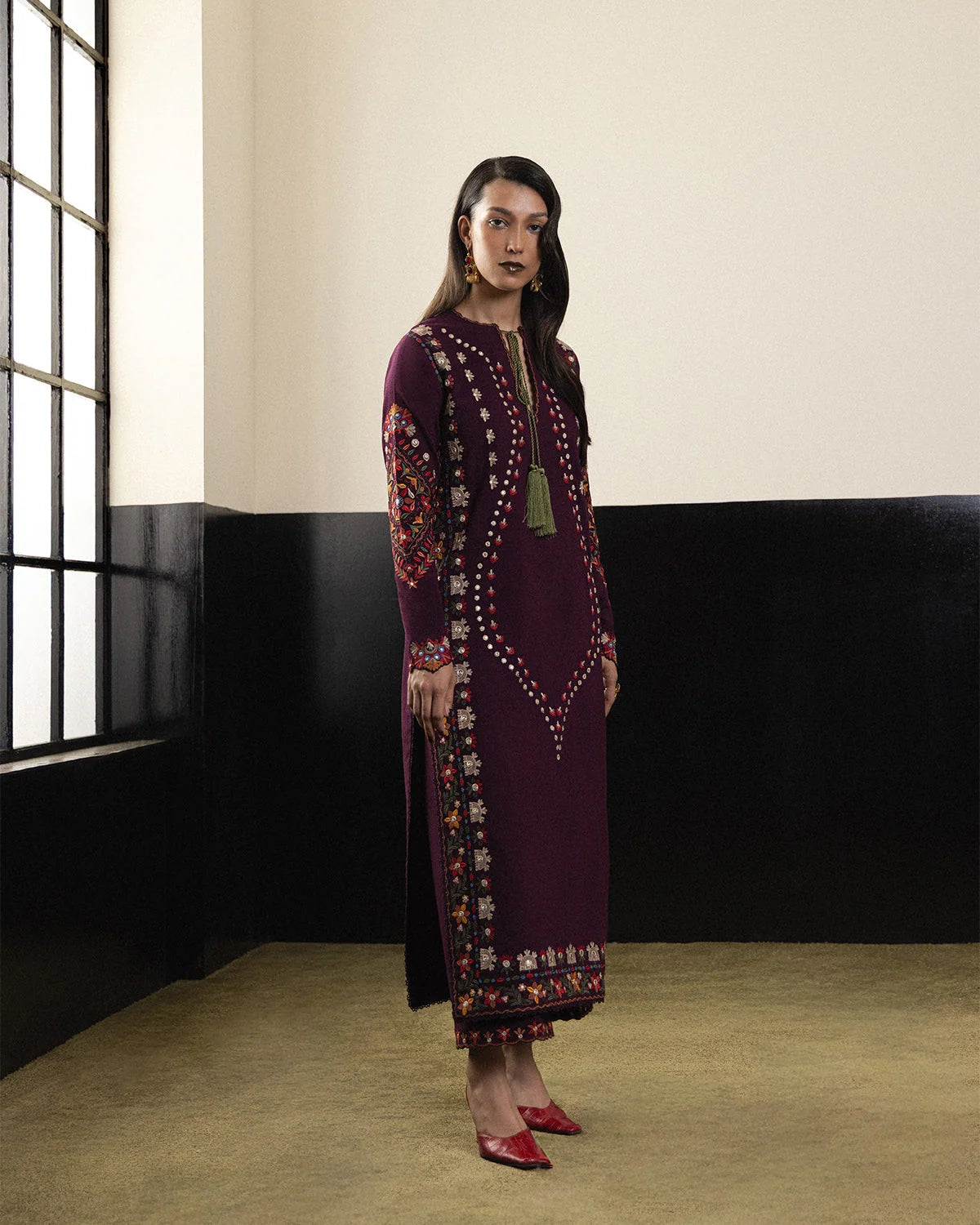 Nizha - Scarf | Karandi Pret AW '26 - Edit II | Jugnu