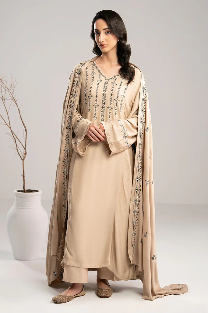 SHADOW DUST-2PC(SHIRT & DUPPATA) | EXCLUSIVE PRET | Cross Stitch