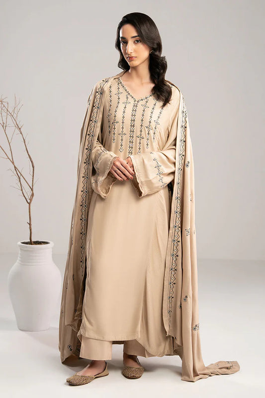 SHADOW DUST-2PC(SHIRT & DUPPATA) | EXCLUSIVE PRET | Cross Stitch