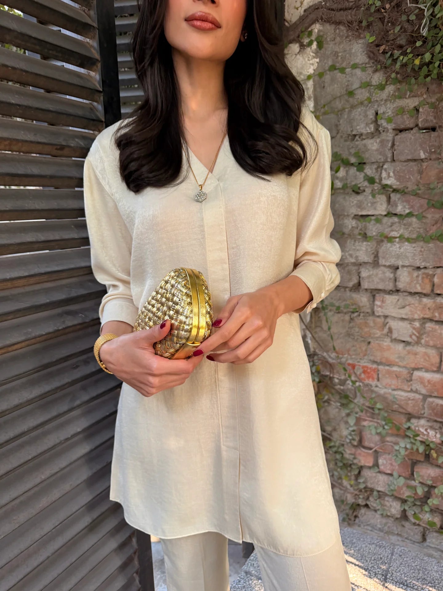 CREAM ELBA SET | SAK ATELIER