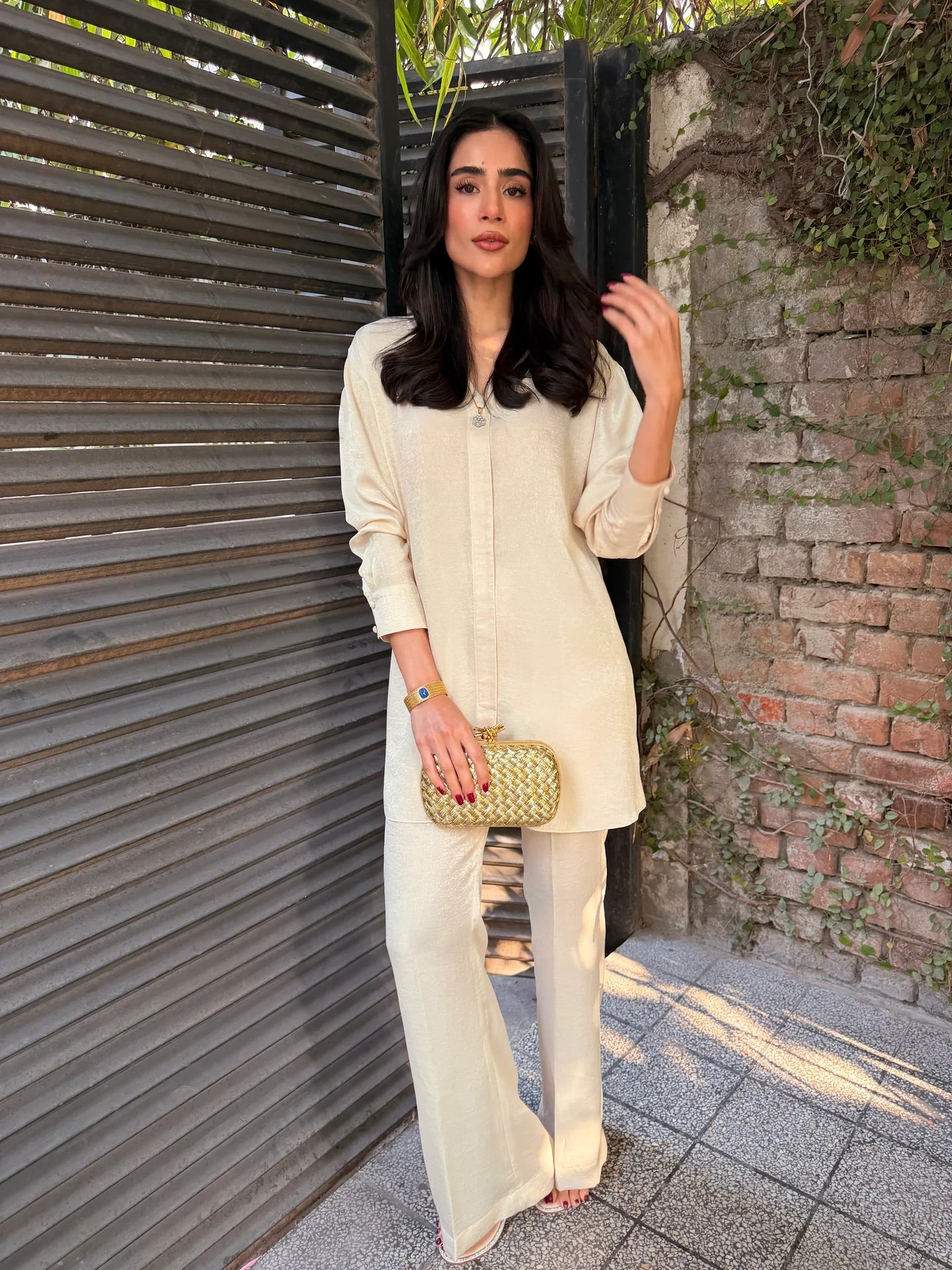 CREAM ELBA SET | SAK ATELIER