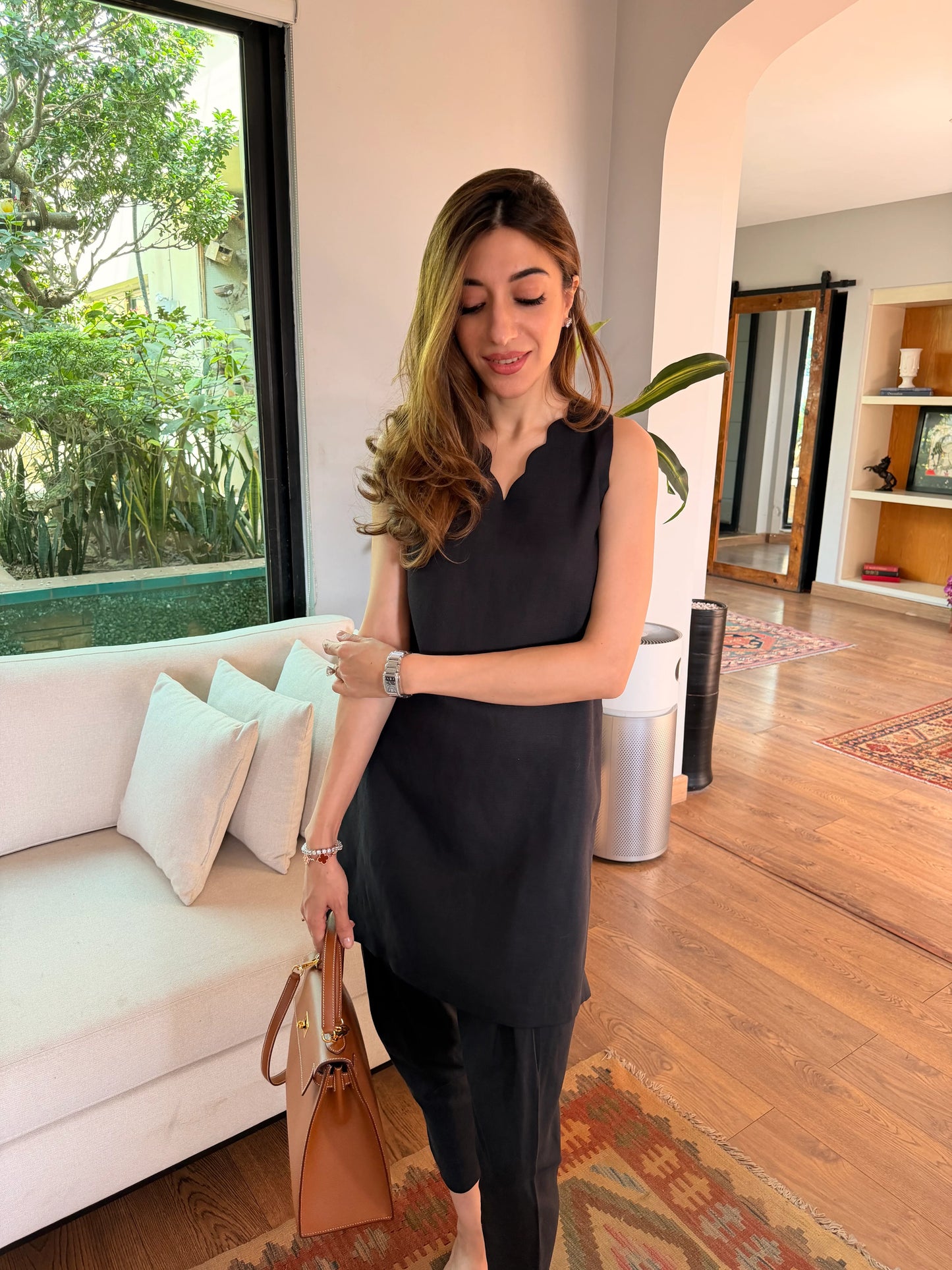 Dark Navy Scallop Set | Sak Atelier