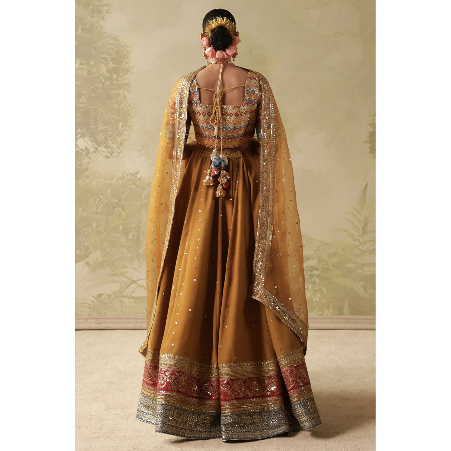 Gold Leaf Lehnga Choli | Sheesham' 26 | DYOT