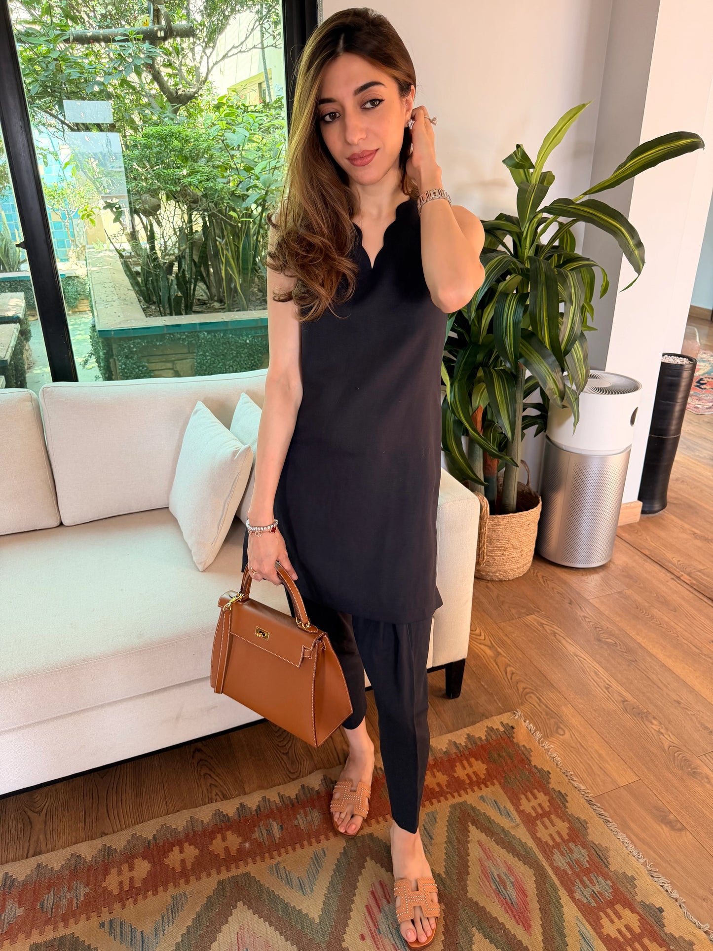 Dark Navy Scallop Set | Sak Atelier