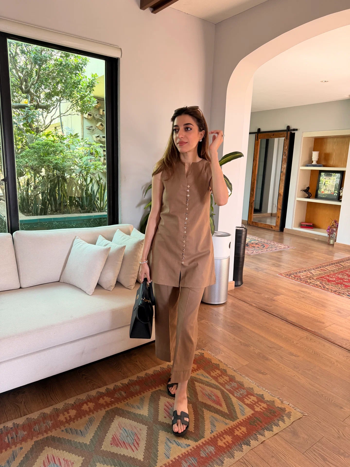 Taupe Parker Set | Sak Atelier