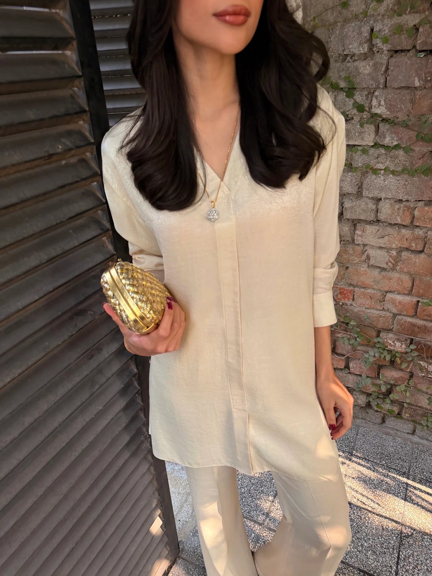 CREAM ELBA SET | SAK ATELIER