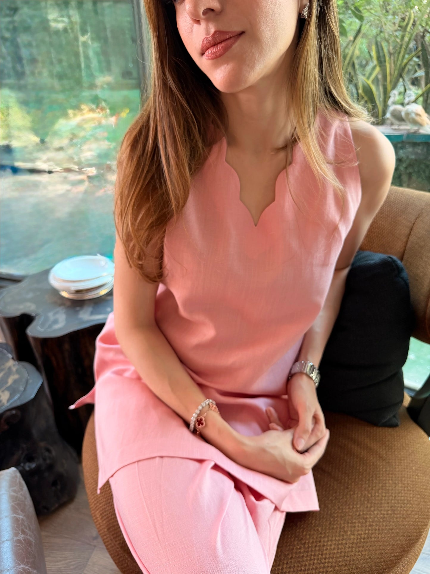 Rose Pink Scallop Set | Sak Atelier