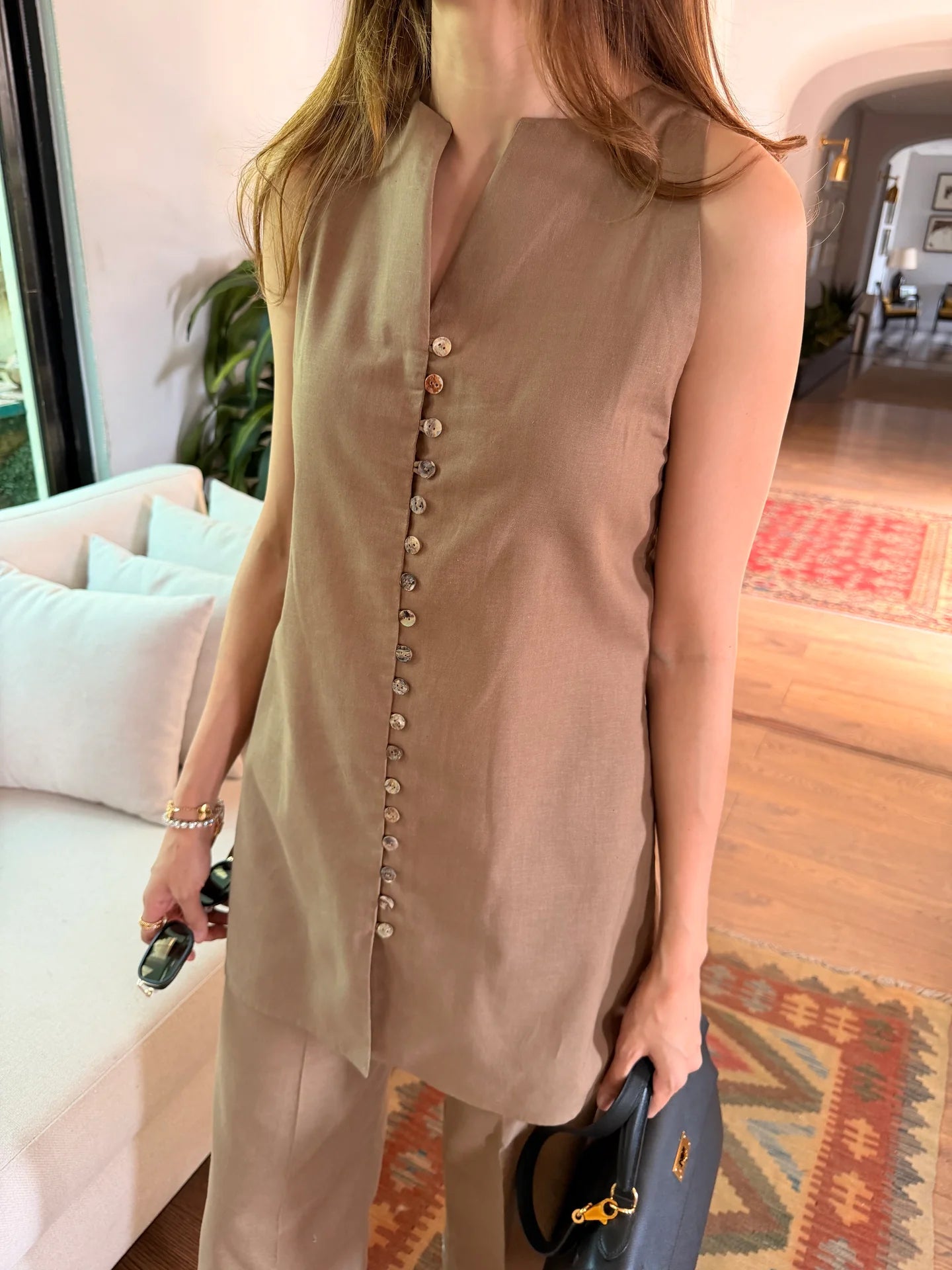Taupe Parker Set | Sak Atelier