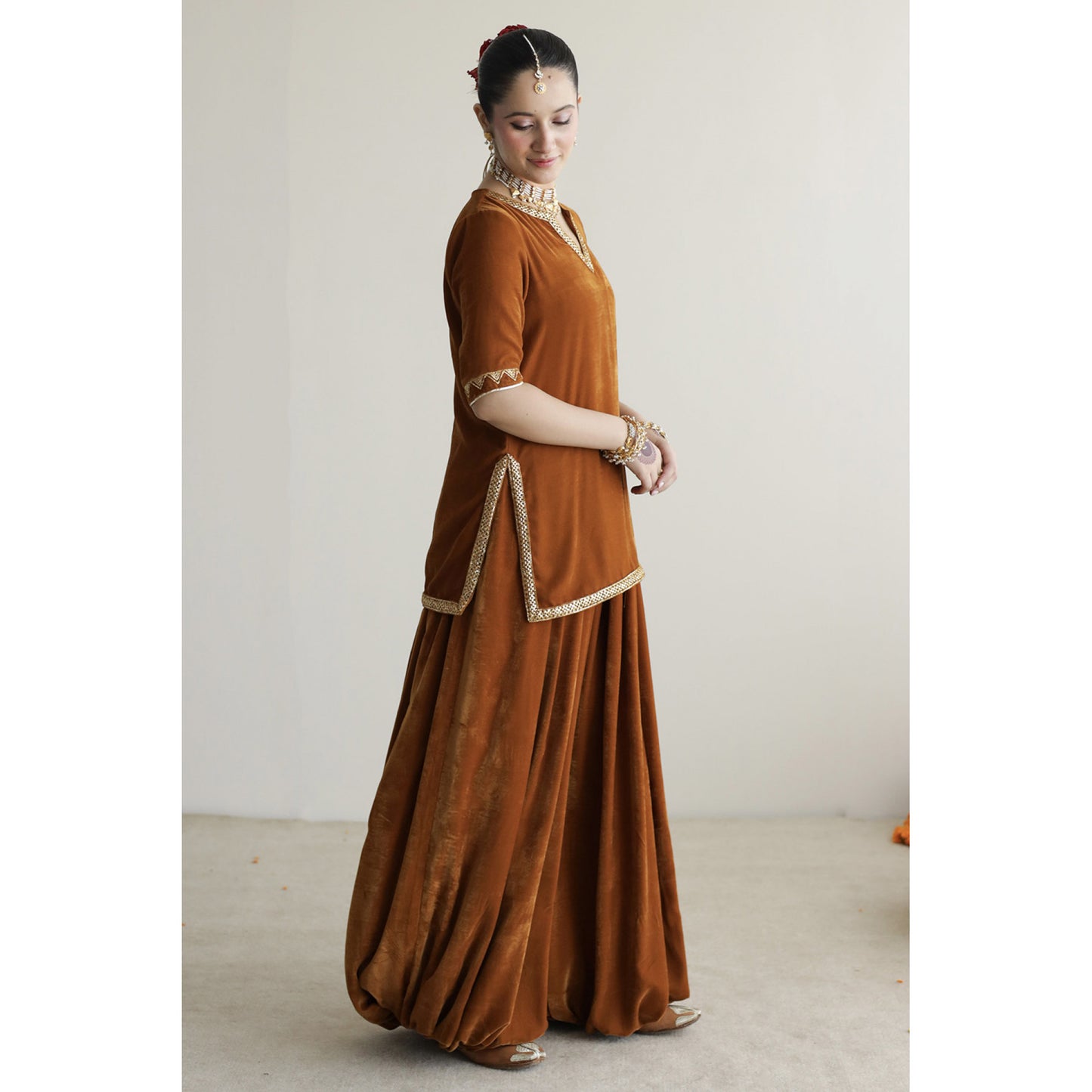 BURNT SIENNA OUTFIT  | ZEEBA '25 | DYOT