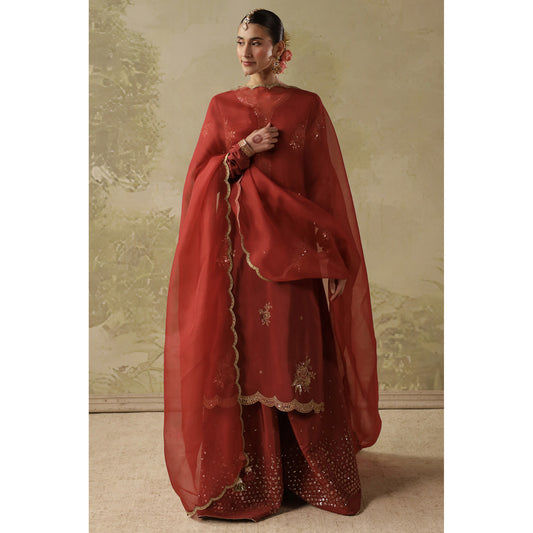 Vermillion Rust Outfit | Sheesham' 26 | DYOT