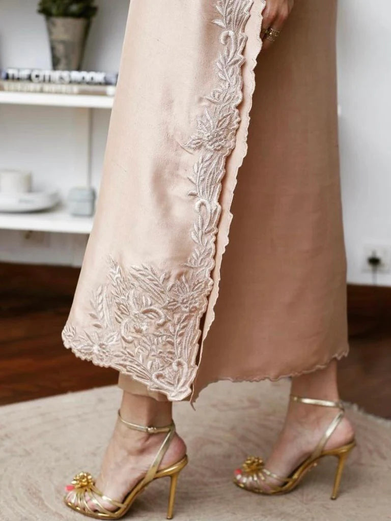 Nude Pink Resham Formal | Sak Atelier