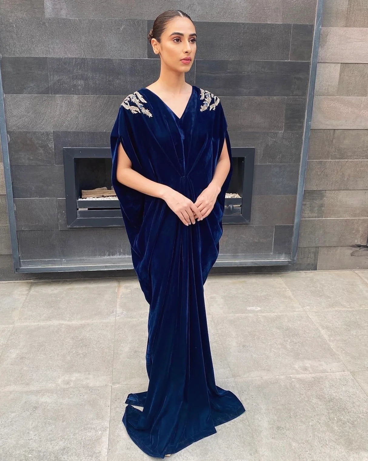 TEAL AYZEL KAFTAAN | SAK ATELIER