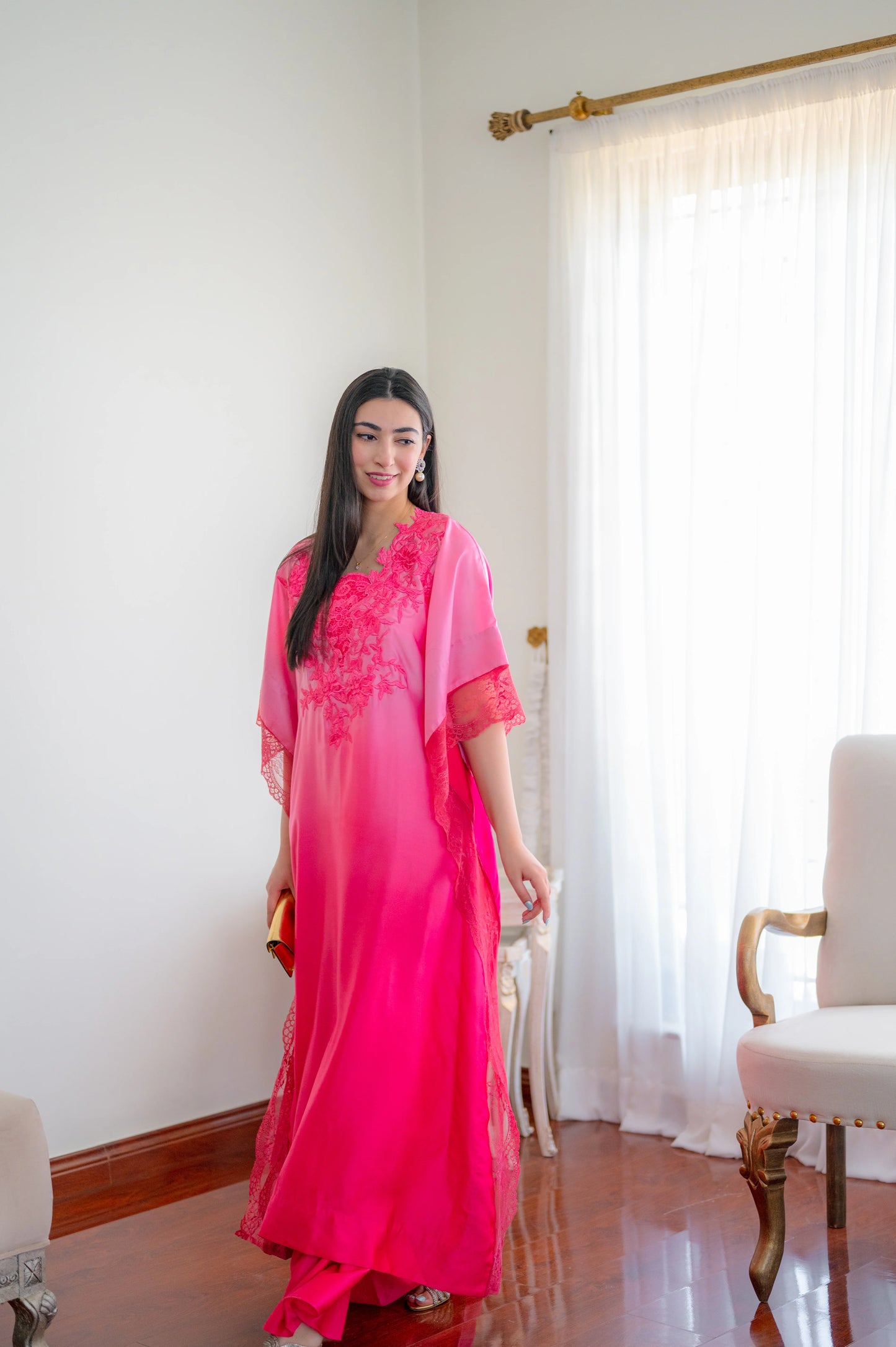 The Rosé Kaftan | Zainab Shamsi Studio