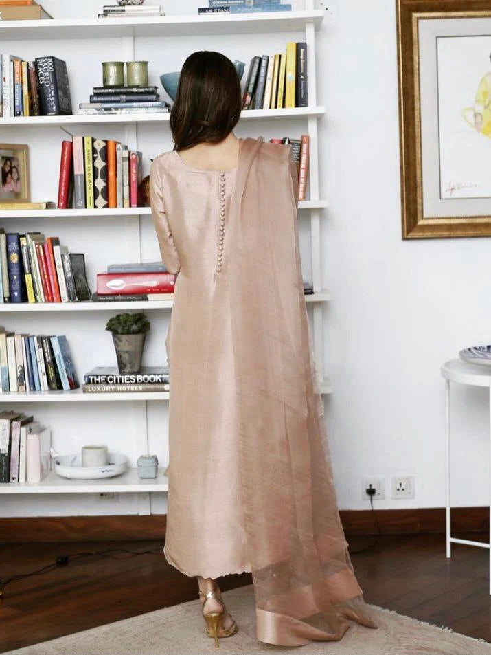 Nude Pink Resham Formal | Sak Atelier