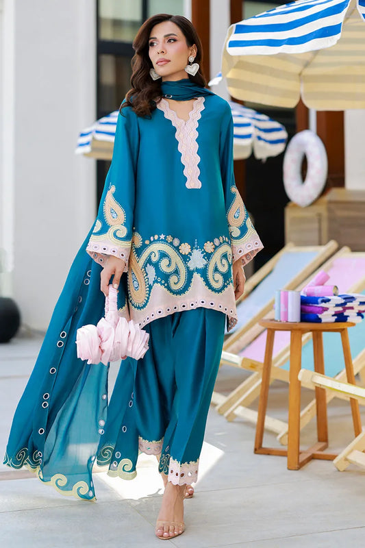 Mavi | The Girls Club - Eid Luxury Pret '26 | Ansab Jahangir