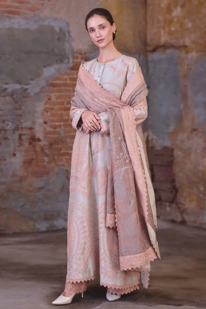 Lily Green Aari-thread Embroidered Kurta Set | Diffusion '26 | Iqbal Hussain