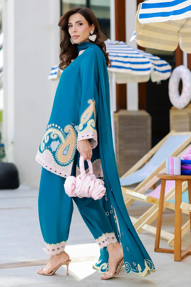 Mavi | The Girls Club - Eid Luxury Pret '26 | Ansab Jahangir