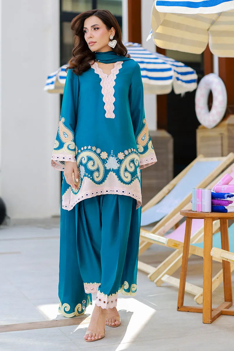 Mavi | The Girls Club - Eid Luxury Pret '26 | Ansab Jahangir