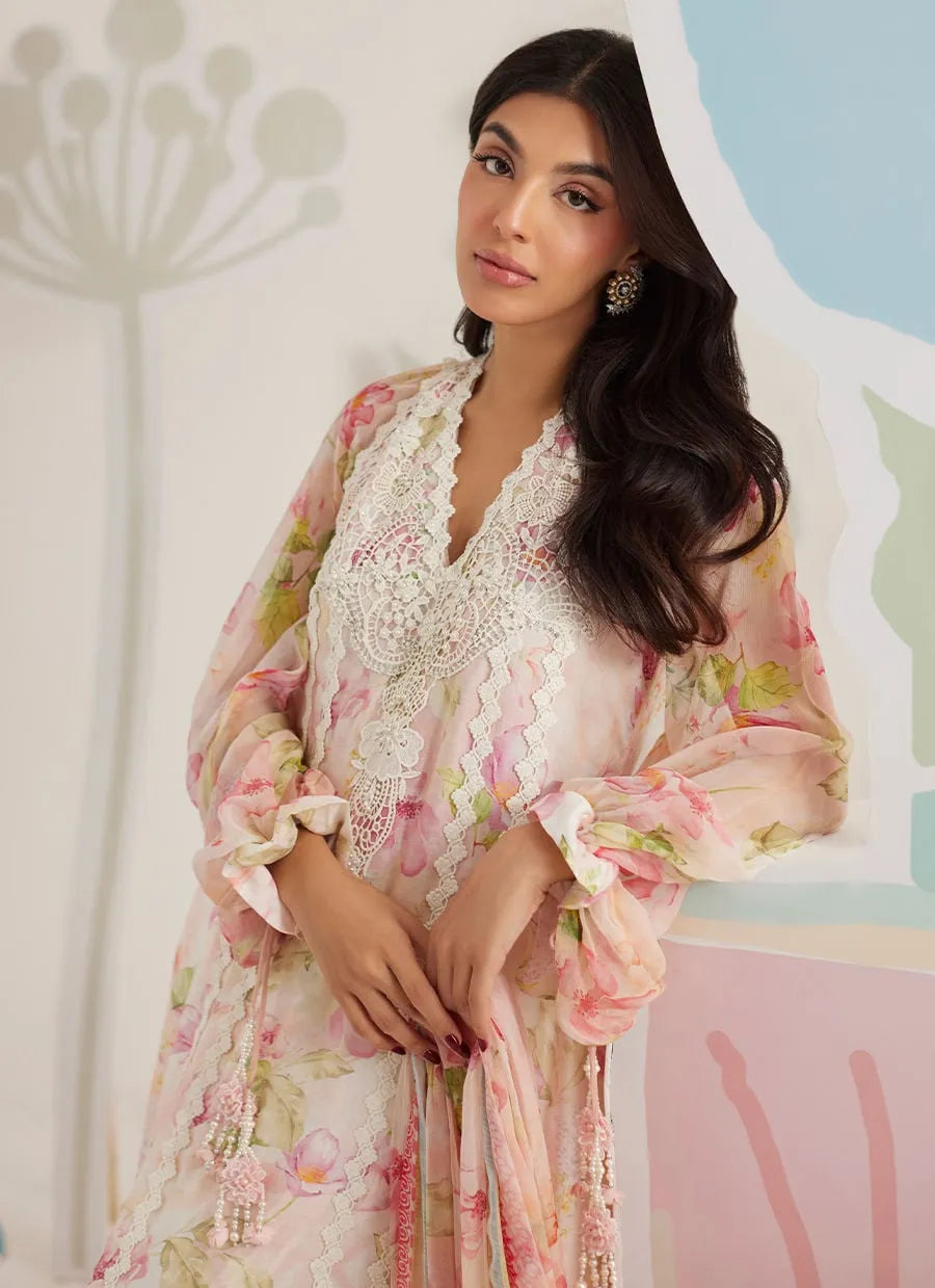 Rielle Shirt And Dupatta | Ramadan Eid Frou Frou '26 | FARAH TALIB AZIZ