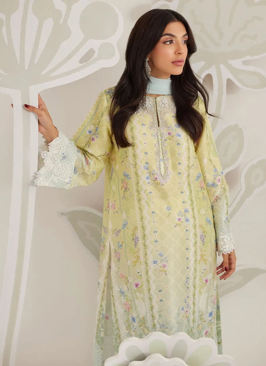 Orelia Shirt And Dupatta | Ramadan Eid Frou Frou '26 | FARAH TALIB AZIZ