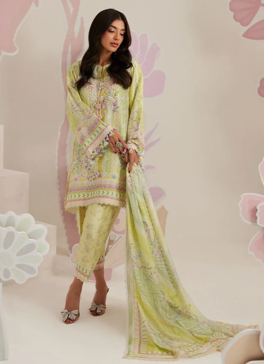 Riva Shirt And Dupatta | Ramadan Eid Frou Frou '26 | FARAH TALIB AZIZ