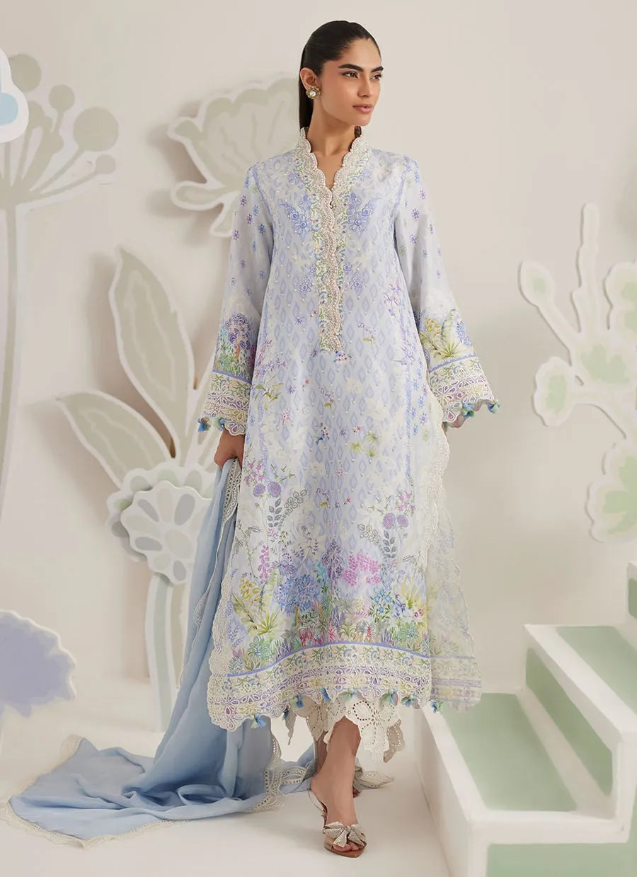 Serelle Shirt And Dupatta | Ramadan Eid Frou Frou '26 | FARAH TALIB AZIZ