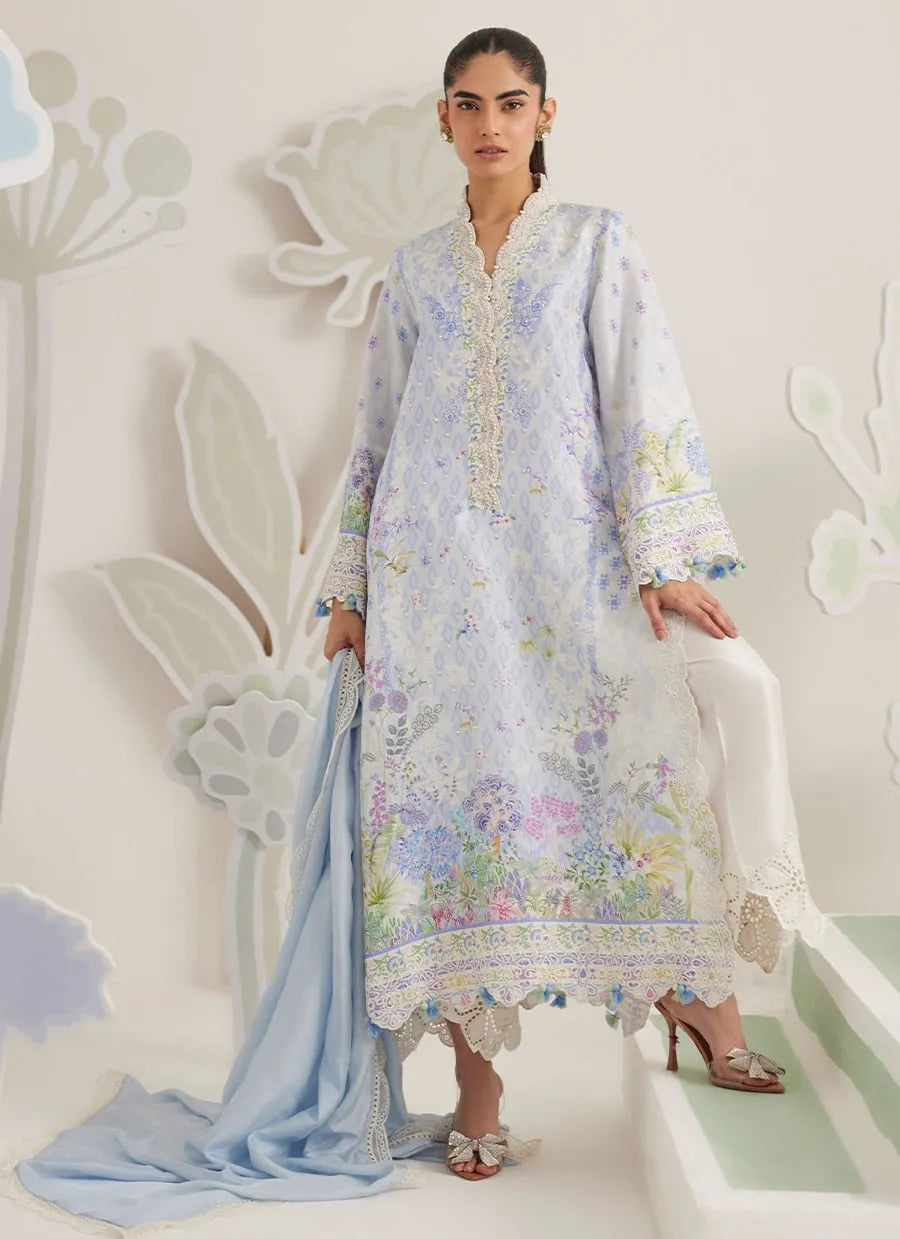 Serelle Shirt And Dupatta | Ramadan Eid Frou Frou '26 | FARAH TALIB AZIZ