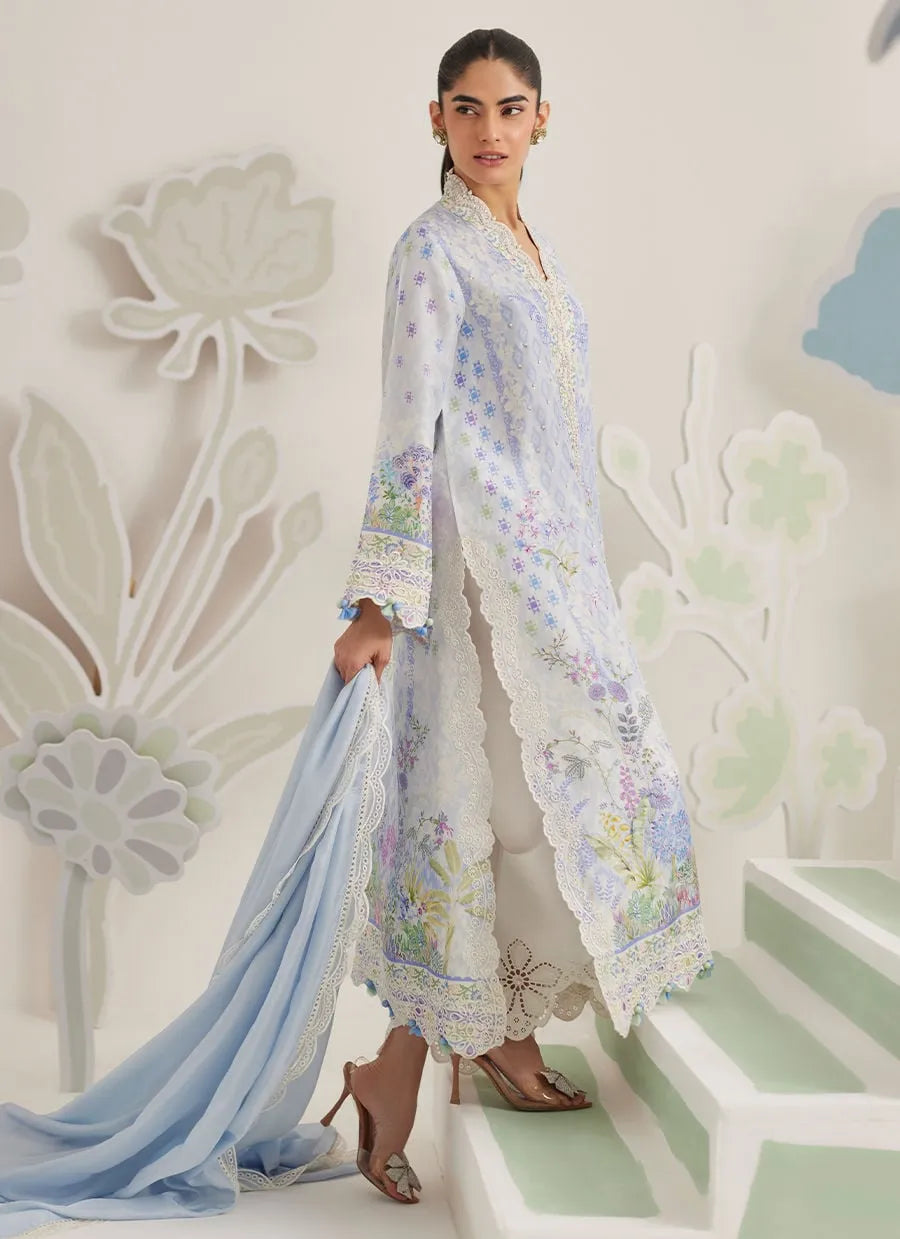 Serelle Shirt And Dupatta | Ramadan Eid Frou Frou '26 | FARAH TALIB AZIZ