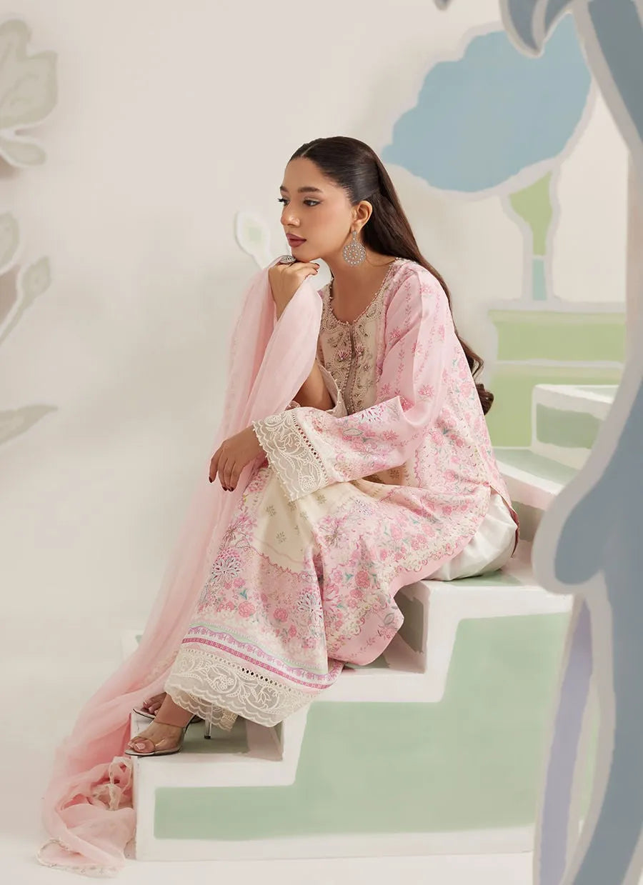 Maribel Shirt And Dupatta | Ramadan Eid Frou Frou '26 | FARAH TALIB AZIZ