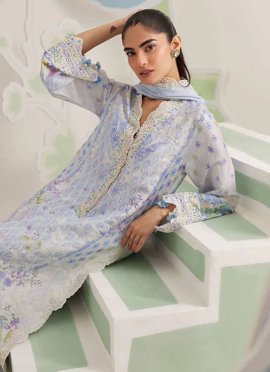 Serelle Shirt And Dupatta | Ramadan Eid Frou Frou '26 | FARAH TALIB AZIZ