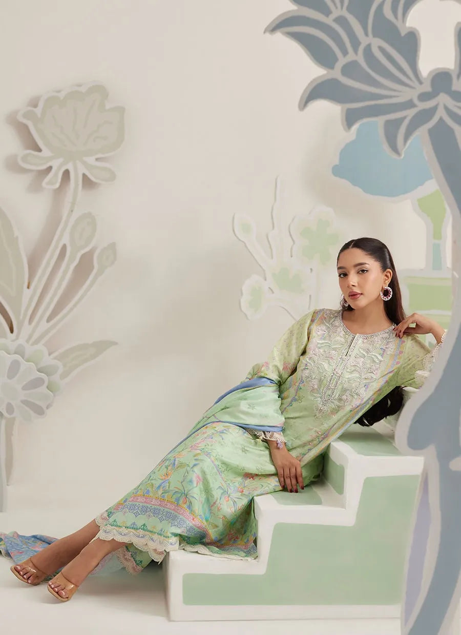 Elowen Shirt And Dupatta | Ramadan Eid Frou Frou '26 | FARAH TALIB AZIZ